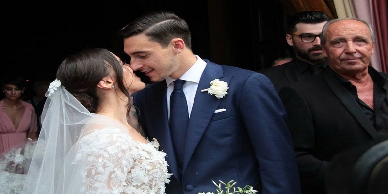 Matteo Darmian và Francesca Cormanni đã thành hôn sau 7 năm bên nhau